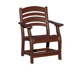 Poly Contempo Dining Chair with Arms
