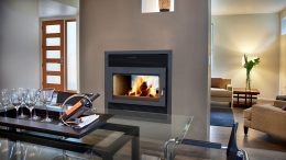 RSF Focus See-Through Wood Fireplace
