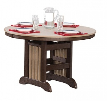 Poly Mission 44&quot; Round Dining Table